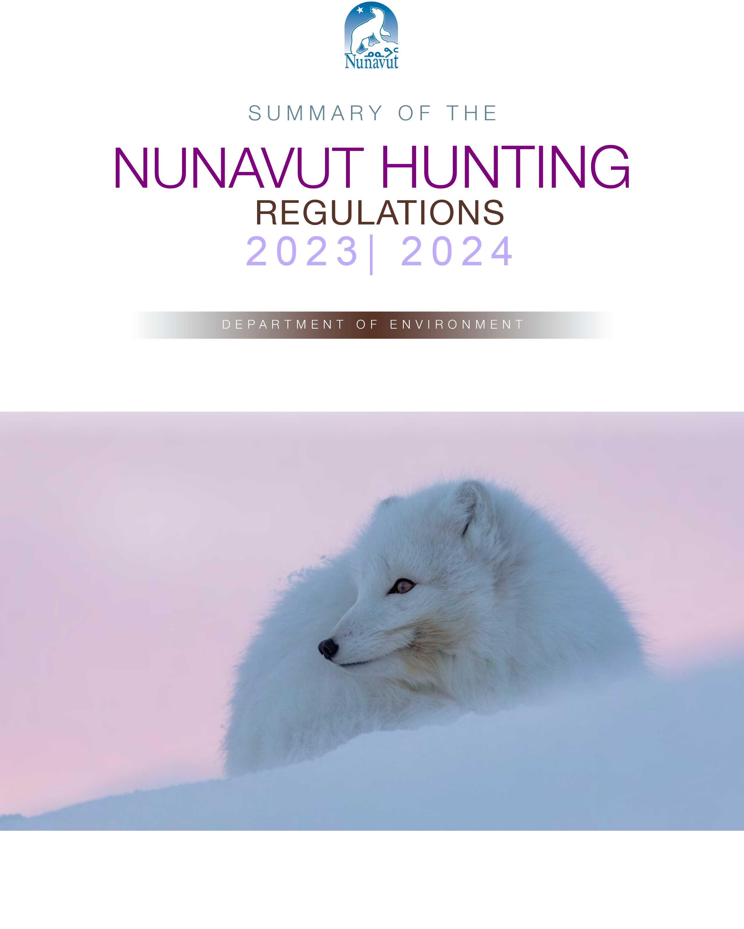Nunavut Hunting Guide 2023-2024
